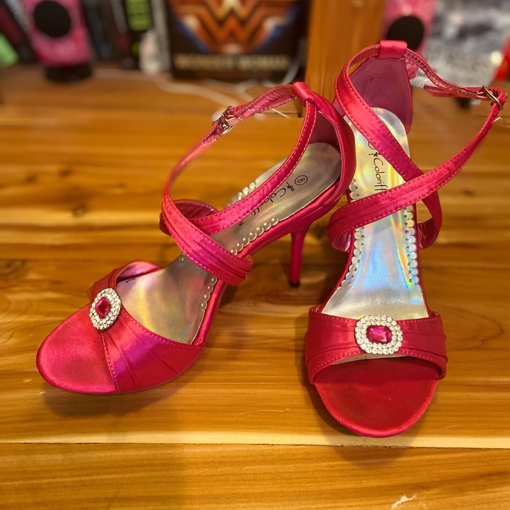 Hot Pink Prom/Special Event High Heels